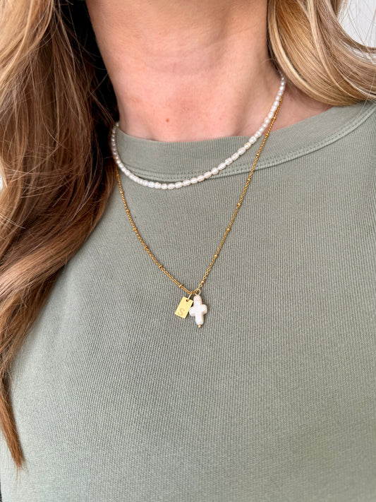 Beaded Dainty Necklace Chain