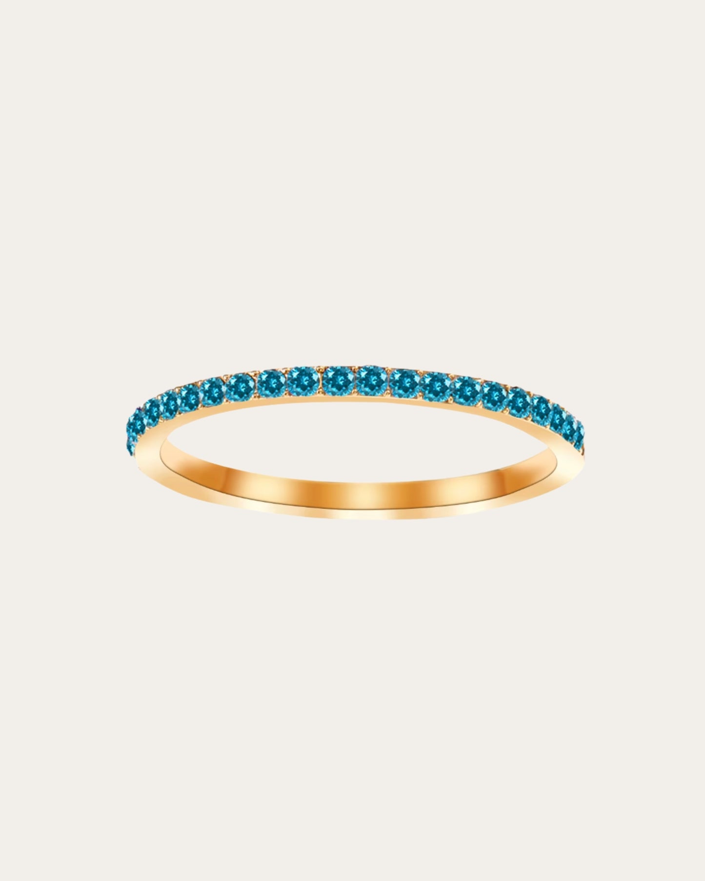 Gold Dainty Birthstone Rings
