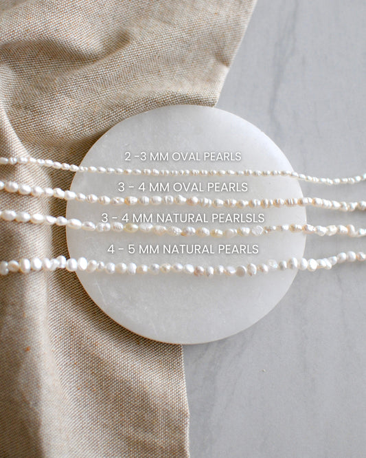 Solid Pearl Necklace Chain