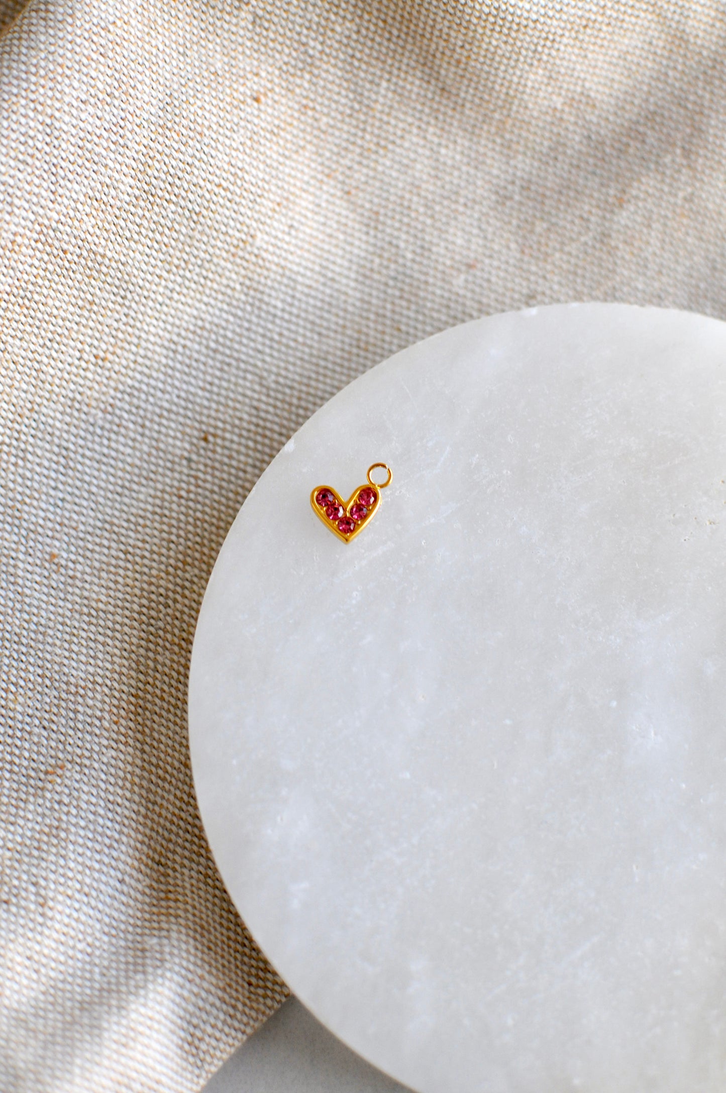 Pink Heart Charm