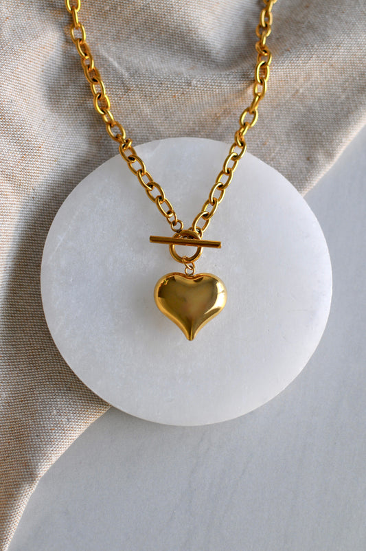 Ash Heart Necklace
