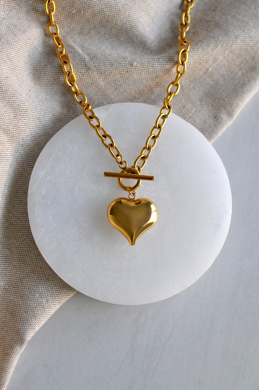 Ash Heart Necklace
