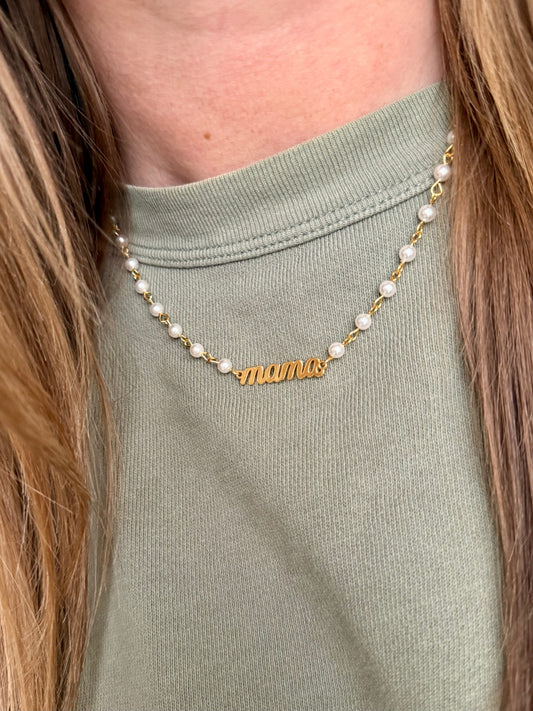 Mama Pearl Necklace